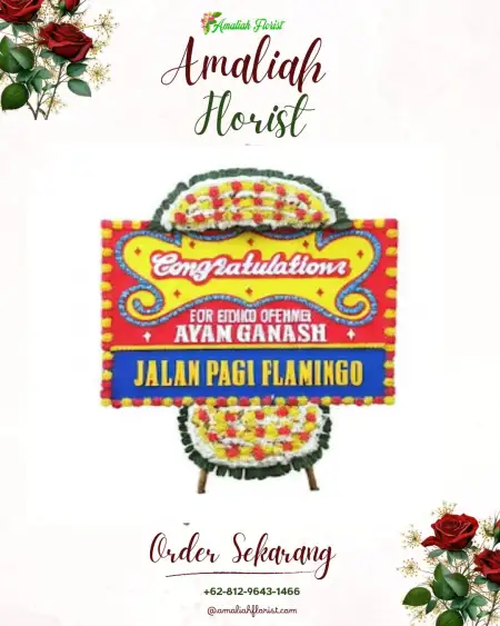 Sewa Papan Bunga Ompang Tanah Sirah
